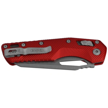 Microtech MSI S/E Knife Fluted Red Aluminium, Apocalyptic M390MK by Tony Marfione (210-10APFLRD)