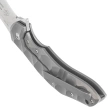 Fox Flipper Knife Gray Titanium, Satin N690Co by Jens Ansø (FX-302)