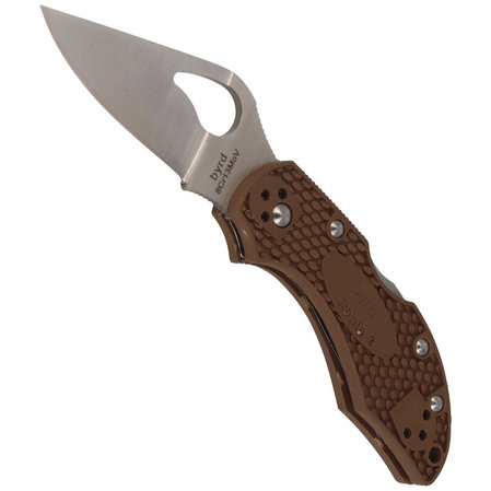 Spyderco Byrd Robin 2 FRN Brown PlainEdge (BY10PBN2)