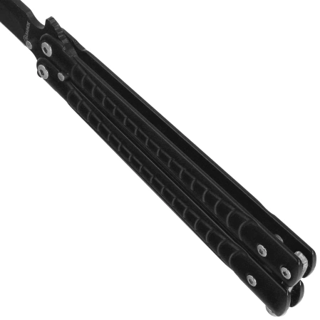 Martinez Albainox Balisong Knife Black Steel, Black 3Cr13Mov (02206)