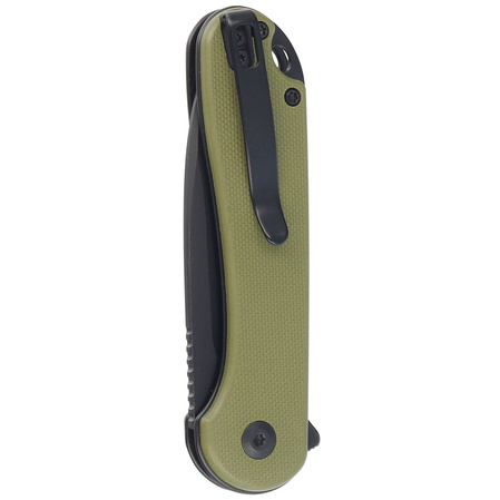 Civivi Button Lock Elementum II Knife OD Green G10, Black Stonewashed Nitro-V (C18062P-3)