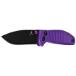 Bestechman Goodboy Jr. Knife Purple G10, Black PVD D2 by Keanu Alfaro (BMK10G)