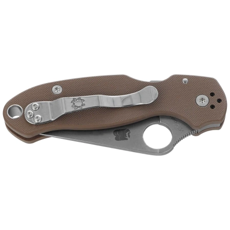 Nóż składany Spyderco Para 3 Sprint Run Brown G10, Satin CPM 15V by Sal i Eric Glesser (C223GPBN15V)