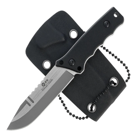 K25 RK-32371 Neck Knife Black G10, Titanium 7Cr17Mov