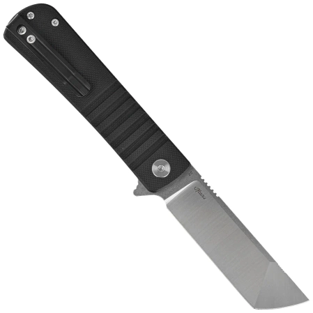 Bestech Titan Knife Black G10, Stonewashed/Satin D2 by Keanu Alfaro (BG49A-1)