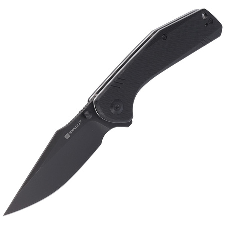 Nóż składany Sencut Actium Black G10, Black Stonewashed D2 (SA02C)