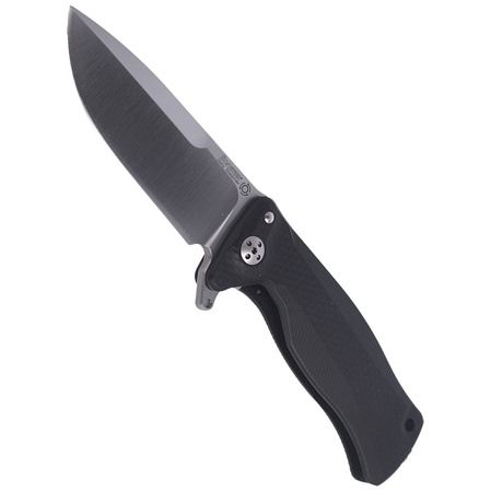 LionSteel SR11A Black Aluminum, Satin Sleipner by Molletta (SR11A BS)