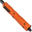 Nóż automatyczny OTF Microtech Dirac Delta D/E Orange Aluminium, Black by Tony Marfione (227-1OR)