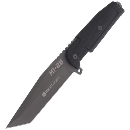 K25 MI-28 Black Rubber, Titanium Coated knife (32391)