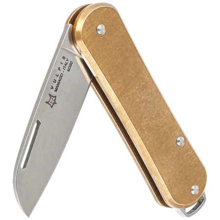 Scyzoryk Fox Vulpis Brass, Polished M390 (FX-VP108 OT)
