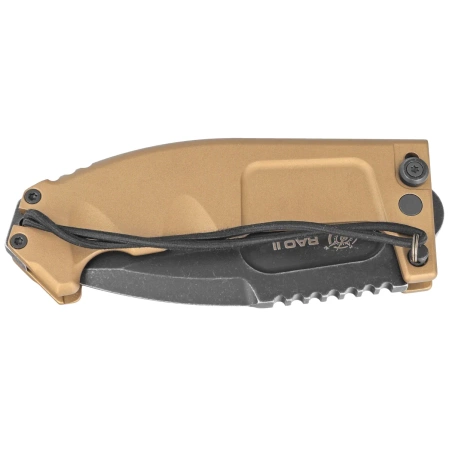 Extrema Ratio RAO II Expeditions Desert Aluminum Folding Knife, Dark Stone N690 (04.1000.0136/EXP)