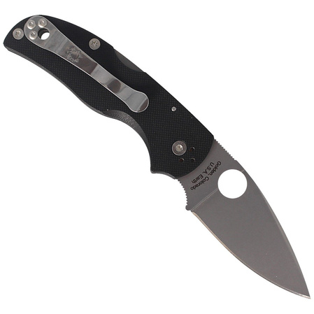 Spyderco Native 5 G-10 Black PlainEdge Knife (C41GP5)