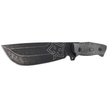 FOX Native Sandblasted Black Micarta, Black Idroglider Stone Washed D2 by Andrea Todesco (FX-611)