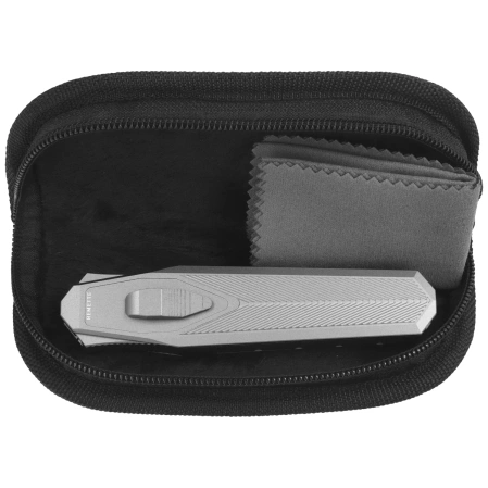 Remette RT-Swordfish CP Knife Gray Aluminum/Carbon Fiber, Ceramic Sandblasted S35VN (ZL103D1)