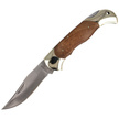 Herbertz CJH Burl Wood/Nickel Silver Knife, Satin 420 (163112)
