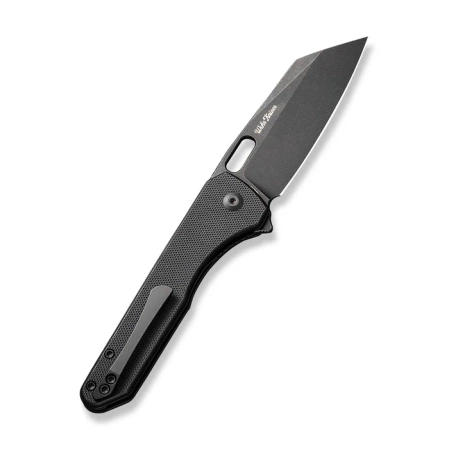 Civivi Knife Nugz Black G10, Black Stonewashed 14C28N by Matthew Wehrwein (C23060-1)