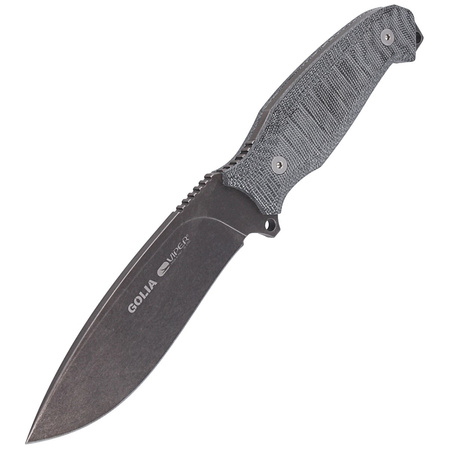 Viper Knife Golia Evolution Black Canvas Micarta, DSW by Rumici (VT4003ECB)