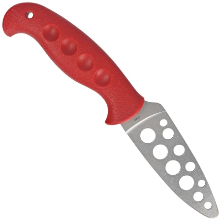 Spyderco Temperance Sprint Run Training Knife Red FRN, Satin 420J2 by Sal Glesser (FB05TRD)