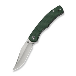 Nóż składany Civivi Clingman Green Canvas Micarta, Satin Nitro-V by Taylor Martin Best Damn EDC (C23065-4)