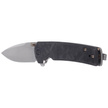 Nóż składany WeKnife Subjugator Gray Titanium/Marble Carbon Fiber, Satin CPM 20CV (WE21014D-1)