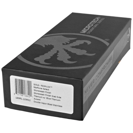 Nóż składany Microtech Marfione Select Stitch Ram-Lok S/E Titanium, Stonewashed M390MK by Borka Blades and Tony Marfione (169RL-10MS2)