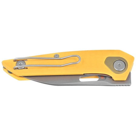 Bestech VK-Void G10 Knife Yellow G10, Bead Blasted MagnaCut by Vulpex Knives (BG63A)