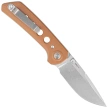 Nóż składany Reate PL-XT Tan G10, Stonewashed Nitro-V