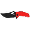Kubey Phemius KU149F Knife Red G10, Black Stonewashed 14C28N