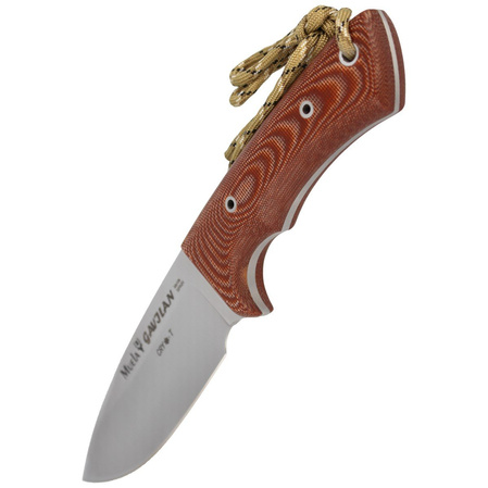 Muela Knife Full Tang Brown Canvas Micarta, Satin 1.4116 CRYO-T (GAVILAN C)