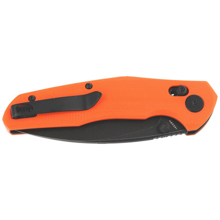 Bestechman Knife Ronan Orange G10, Black Titanized Stonewashed 14CN28N (BMK02H)