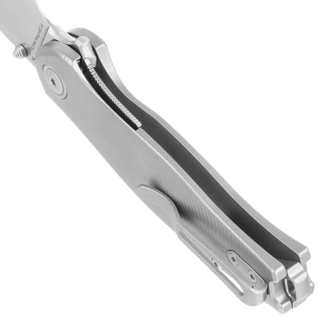 Nóż składany Viper Vale Gray Titanium, Stonewashed MagnaCut by Jesper Voxnæs (V6006TI)