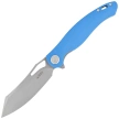 Nóż składany Kubey Drake Blue G10, Beadblasted AUS-10 by Maksim Tkachuk (KU239D)