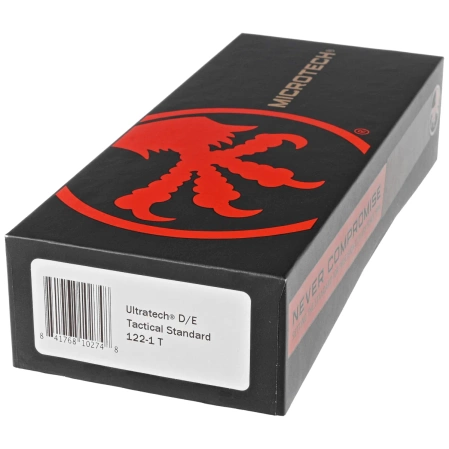 Microtech Ultratech D/E OTF Knife Black Aluminium, Tactical M390 by Tony Marfione (122-1T)