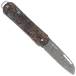 Scyzoryk Fox Vulpis 108 LE No 148/250 Dark Matter Fat Carbon, Super Clean Damascus by Balbach Damast (FX-VPDAM108 DMCO)