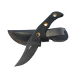 Kubey Blade Hunter Knife Black G10, Blackwashed 14C28N by Mikkel Willumsen (KU375B)