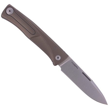 LionSteel Thrill Knife Bronze Titanium, Satin M390 by Molletta (TL BR)