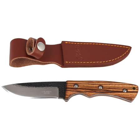 Herbertz CJH Knife Zebra Wood, Satin/Forged 420 (10000393 - 104210)