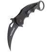 Fox Karambit Knife w/ Emerson Wave Black G10, Black Idroglider N690Co (479)