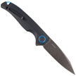 BlackFox Argus Black G10, Black Stone Washed D2 by Grigorii Matveev knife (BF-760)