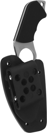 Spyderco Swick 5 Large Knife Black G10, Satin LC200N by Sal Glesser (FB145P)