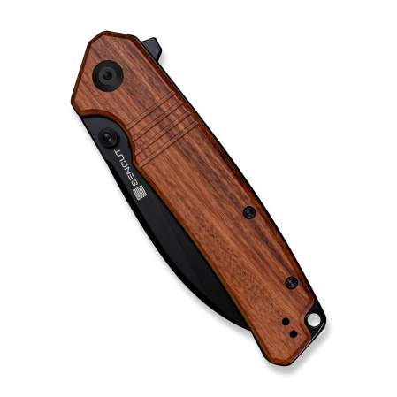 Sencut Awassi Knife Guibourtia Wood, Black 9Cr18MoV (S24065-3)
