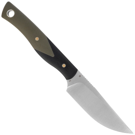 Bestech Heidi Blacksmith #1 Knife Black / Green G10, Satin D2 by Heidi (BFK01A)