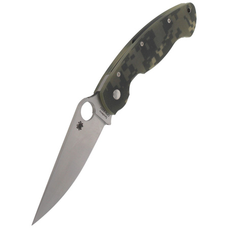 Spyderco Military G-10 Camo PlainEdge Knife (C36GPCMO)