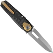 Remette RT-Infinite Power Knife Black Titanium, Hand Grinding Pearlescent M390 (RTIP-A)