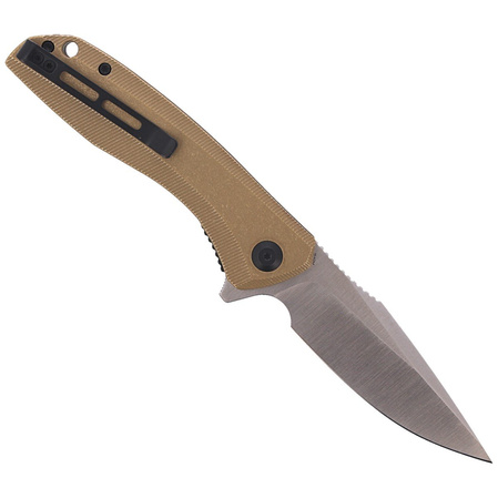 CIVIVI Knife Baklash Stonewashed Brass, Satin Finish (C801J)