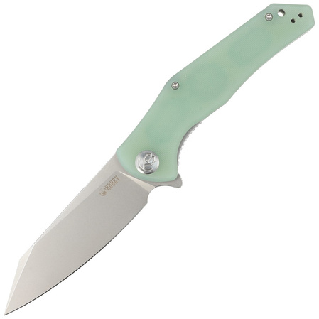 Nóż składany Kubey Flash KU158I Jade G10, Bead Blasted AUS-10