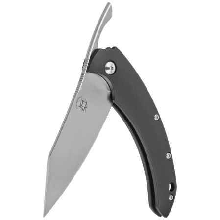 Nóż składany Fox Slim Dragontac ''Piemontes'' Black FRN, Satin N690Co by Bastinelli (FX-518)