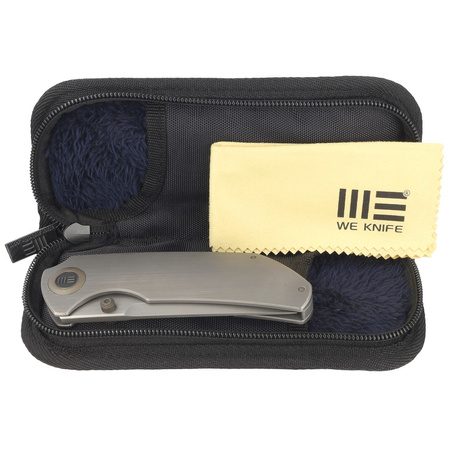 WE Knife Thug XL Gray Titanium, Gray Hand Rubbed CPM 20CV by Matthew Christensen (WE20028D-1)