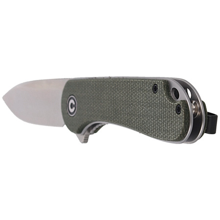 Nóż składany CIVIVI Elementum Flipper Dark Green Micarta, Satin Finish (C907T)