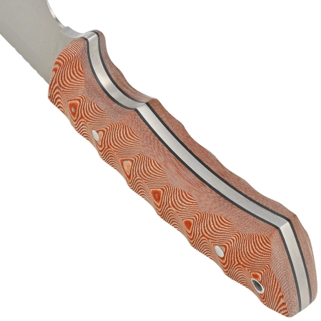 Nóż Muela Rhino-10SV.C/K Brown Canvas Micarta, Satin X50CrMoV15